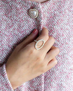 IGI/GIA Lab Grown Vintage 14K oro amarillo boda/anillo de compromiso corte redondo diamante Unisex perfecto aniversario y regalo de fiesta - Product Image 1