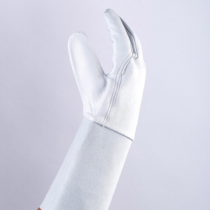 Flexible Custom Welding <b>Gloves</b> Twill Style Bamboo/Cotton Elbow-length Four Seasons Outdoor Use Precision Heat-Resistant <b>Gloves</b> - Product Image 3