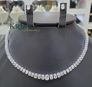 Collar de Moissanita con Corte Ovalado, Plata S925 con Baño de Rodio, Joyería de Lujo para Mujer, Ideal para Bodas - Product Image 3