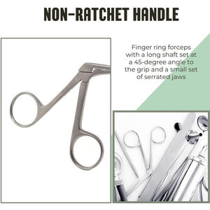 Premium Stainless Steel Manual Micro Ear Forceps Lightweight Sterilizable Custom Branding Available Professional ENT Surgical CE - Product Image 4