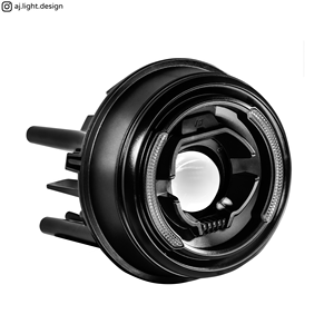 Nuevo Faro Delantero LED Universal AJ, Proyector Brillante de 35W, Luz Alta/Baja, Lente Ojo de Pez, para Motocicleta, con DRL, Calidad Taiwanesa - Product Image 2