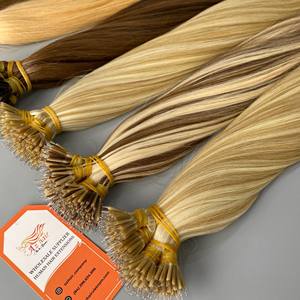 Extensiones de Cabello Nano Tip al por Mayor, Cabello Virgen Ruso Remy de Doble Trama con Cutícula Alineada, Proveedor de Cabello - Product Image 1