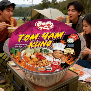 ซิโอก ราซา อีซี่ แครี่สำหรับกิจกรรมกลางแจ้ง ตอมยำ กุง อินสแตนท์ ฟู้ด เวลเซส พร้อมเทคโนโลยีอุ่นร้อนในตัว 160 กรัม - Product Image 1