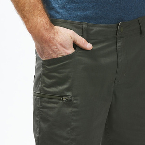 Pantalones Cortos Bermuda para Hombre, Color Gris Oscuro, Cintura Alta, Cierre con Cordón, Tela de Lona Transpirable, con Logotipo Frontal, Bolsillos Tipo Cargo, Estilo Casual - Product Image 5