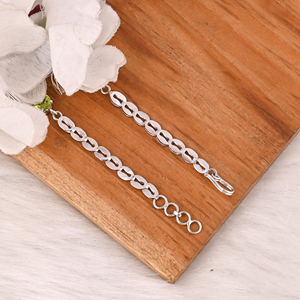 Premium Natural Peridot <b>Bracelet</b> in 925 Sterling Silver Handmade Luxury Jewelry for Unisex - Product Image 2