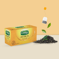 Sachets de thé Oolong jetables à prix de gros, saveur florale, thé énergétique aux herbes avec cordon de serrage