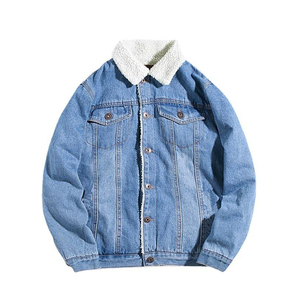Chaqueta Vaquera Desgastada para Hombre, Algodón Elástico, Suministro al por Mayor para Tiendas de Ropa Vintage - Product Image 2