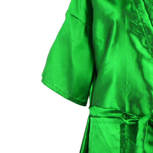 Robe de salon de coiffure de luxe pour femmes, robe de barbier, kimono de salon doux pour la peau avec poche - Product Image 3