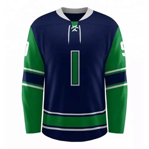 Jersey de Hockey sobre Hielo con Logotipo Personalizado, Manga Larga, Sublimado, Uniforme de Equipo, Rayas Negras, Rojas y Blancas, Manga Completa para Hombre - Product Image 4