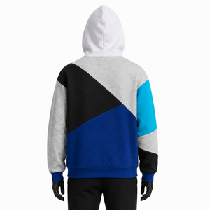 Hoodie de snowboard multi-panneaux haut de gamme, imperméable, color block, coupe oversize, pull d'hiver, patchwork, polaire, vêtement de sport - Product Image 3