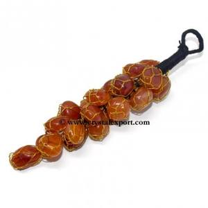 Wholesale Natural Agate Carved Seven Chakras Hanging Tumble Stones Healing <b>Crystals</b> <b>for</b> Home <b>Decoration</b> and Car Hanging - Product Image 6