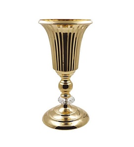 Jarrón Redondo de Aluminio Hecho a Mano, Diseño Art Deco, para Decoración del Hogar, Bodas y Navidad, con Estilo, Jarrón de Piso - Product Image 5