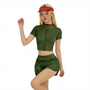 Ensemble de yoga imprimé léopard tendance 2026 – Vêtements de sport élégants, extensibles et respirants pour les passionnés de fitness avant-gardistes - Product Image 3