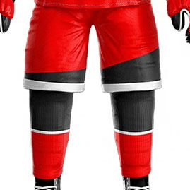 Tenues de hockey sur glace 100 % polyester sur mesure, service OEM, impression par sublimation du nom de l'équipe pour vêtements d'équipe - Product Image 2