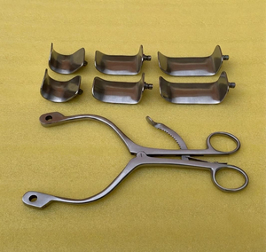 Ensemble complet d'extracteurs d'épaule Kolbel avec 6 lames en acier inoxydable allemand, réutilisables, autoclavables, certifiés CE - Product Image 1