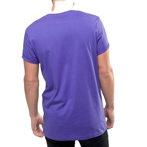 Venta al por mayor en línea camiseta orgánica a granel personalizada 100% algodón personalizado Vintage negro Oversize lavado ácido camisetas para hombres - Product Image 4