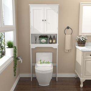 Mueble de Almacenamiento de Madera para Sobre el Inodoro, Organizador de Baño que Ahorra Espacio - Product Image 5
