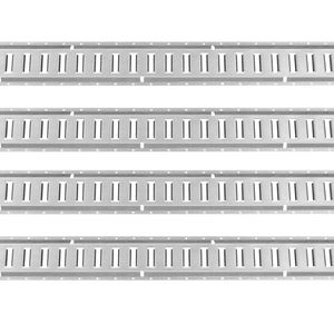 Set di 34 Pezzi E-Tracks da 1,5 m con 8 Binari in Acciaio, 2 Binari a Singola Fessura, 8 O-Ring e 8 Anelli a D per Fissaggio a Cricchetto - Product Image 3