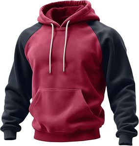 Sweat à capuche en polaire épais personnalisé pour homme - Unisexe, surdimensionné, 100% coton, écologique, avec broderie - Product Image 4