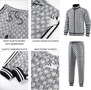 Ensemble de survêtement de course et de fitness polyvalent pour homme, veste respirante et pantalon de jogging athlétique - Product Image 5