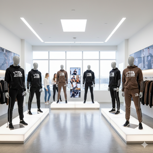 Conjunto Deportivo Reflectante Personalizado con Impresión DTG para Hombre, Estilo Americano 2026, Chaqueta Cortavientos - Product Image 2