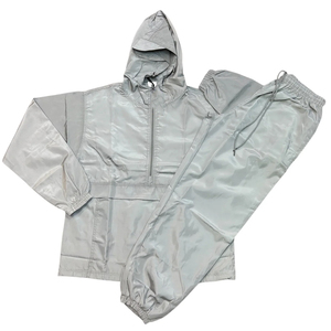 OEM Men's Hooded Solid Waterproof Breathable Tracksuit Windbreaker <b>Jacket</b> Pants 2 1 Design Lightweight Outdoor Sports <b>Techwear</b> - Product Image 4