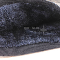 QUADSTAR APPARELS Bonnets en jacquard légers unisexes sur mesure de haute qualité, ajustables, nouveau design, vêtements d'hiver, vente en gros