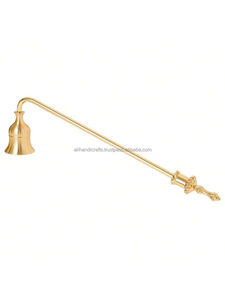 Classic Gold S-Shaped <b>Candle</b> Snuffer Stick Smokeless Wick Dipper Hand Tool for Home Decor and Gifting - Product Image 1