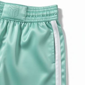 Shorts de Muay Thai personnalisés avec logo, bleu marine, satin, shorts de kickboxing pour hommes, shorts d'entraînement MMA, shorts de boxe thaïlandaise professionnels - Product Image 5