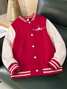 Blousons Bomber Homme Vintage Personnalisables Grande Taille à Col Rond et Manches Longues avec Patchs en Peau de Vache et Peau de Mouton – Vente en Gros - Product Image 1