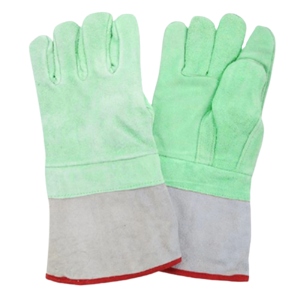 Gants de travail d'hiver en cuir de vachette fendu, gants de sécurité pour le soudage, paume renforcée pour les travailleurs, visibilité optimale, faible résistance - Product Image 1