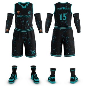 Ensemble de maillot et short de basketball personnalisé à sublimation intégrale, respirant et à séchage rapide, pour hommes et jeunes équipes - Product Image 4