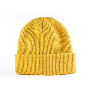 New Stylish Custom Winter Warm Unisex Adults Casual Beanie <b>Hats</b> with Bow Design - Product Image 3