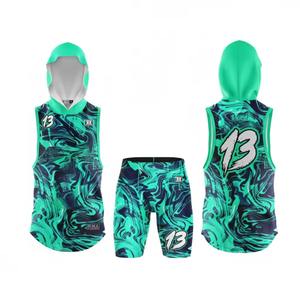 Tenues de football 7v7 sans manches sublimées pour adultes, 100% polyester, uniformes de flag football, FABRIQUÉS PAR METAVERSE APPAREL - Product Image 2