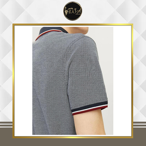 เสื้อโปโลชายผ้าคอตตอนผสมโพลีเอสเตอร์ ลายเรียบ คุณภาพเยี่ยม ความยาวปกติ รุ่นใหม่มาถึงแล้ว ในราคาตลาดที่ดีที่สุด - Product Image 4