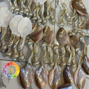 Custom Laser Engraved Logo Natural Nacre Mother of Pearl <b>Shell</b> Caviar Spoon Premium Quality Spoons - CARYLN - Product Image 4