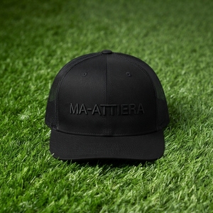 Gorra Trucker Negra para Hombre con Malla Trasera y Cierre Ajustable, Estilo Béisbol, Bordado Tono sobre Tono, Casual Streetwear - Product Image 6