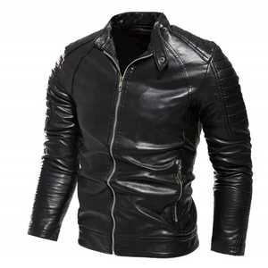 Custom Leather <b>Jacket</b> <b>Men's</b> Fashion <b>Jacket</b> 2026 Casual <b>Men</b> Leather <b>Jacket</b> Slim Handsome <b>Men's</b> Clothing <b>jacket</b> for <b>men</b> - Product Image 4