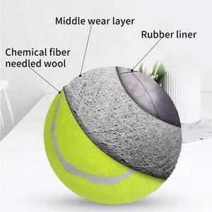 Yellow Rubber Tennis <b>Balls</b> with Rope High <b>Bounce</b> Training Sports <b>Ball</b> for Practice Competition Pet Play - Product Image 6