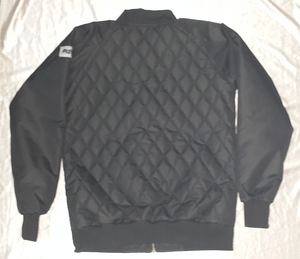 Chaqueta Cortavientos Impermeable Negra con Cierre de 1/4 Personalizada para Hombre - Product Image 2