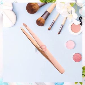 Pinzas de Cejas de Lujo Personalizadas, Herramienta de Cuidado de Belleza, Instrumento de Depilación de Precisión, Acero Inoxidable - Product Image 6