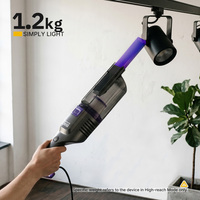 Aspirateur vertical filaire polyvalent 3-en-1 de 400 W, cordon de 5 m, idéal pour le nettoyage de toute la maison