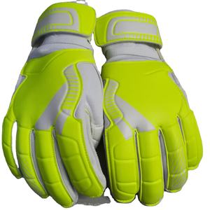 Gants de gardien de but de football pour enfants de haute qualité, cuir épais, imperméables, bracelet réglable, pour l'extérieur - Product Image 5