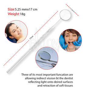OEM High Quality Dental <b>Mirror</b> Cheap Dental Instrument <b>Mirror</b> Wholesale Price Dental <b>Mirror</b> - Product Image 2