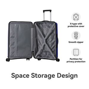 Set di Valigie da Viaggio Leggere a 3 Pezzi con Ruote e Serratura TSA, Angoli Rinforzati, Bagaglio a Mano per Viaggi d'Affari - Product Image 6