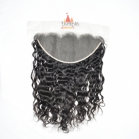 Cheveux bouclés birmans 13*6, tissage frontal, 100% cheveux humains bruts vietnamiens, couleur naturelle, cuticules alignées, vente en gros