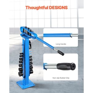 Piegatubi Manuale Professionale per Impieghi Gravosi a 200 Gradi con 14 Matrici, Strumento HVAC per Tubi in Rame, Alluminio e Ferro - Product Image 5
