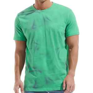 Camiseta Tie Dye Deportiva, Nueva Moda Juvenil, Colores Dulces, Camiseta Tie Dye para Hombre con Logotipo Personalizado - Product Image 4