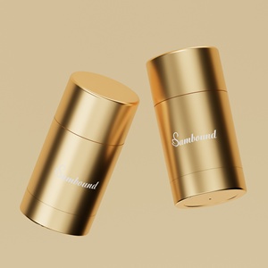 Manufacturer Gold Electroplated PP <b>Plastic</b> Cap Custom Eco-Friendly 75G Deodorant Stick <b>Tubes</b> For Solid Deodorant Cosmetic - Product Image 5