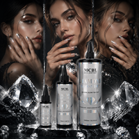 Top Coat Diamant Marque Blanche pour Systèmes de Gels Base et Top Coat UV LED Fournisseur OEM CRYSTAL CLEAR TOP COAT